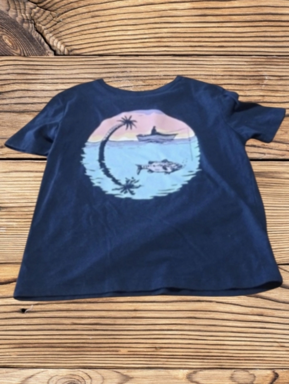 BOY'S OLD NAVY FISHING SHIRT
